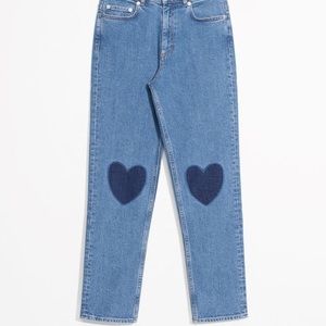 &Other Stories High Waisted Ankle Jeans